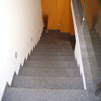 Geflieste Treppe